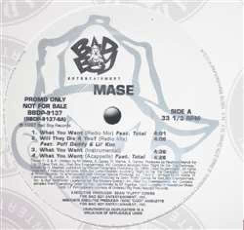 Cover Mase Featuring Total - What You Want / Will They Die 4 U? (12, Promo) Schallplatten Ankauf