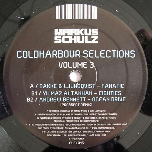 Cover Coldharbour Selections Volume 3 Schallplatten Ankauf