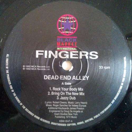Cover Dead End Alley Schallplatten Ankauf