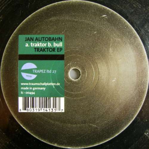Cover Jan Autobahn - Traktor EP (12, EP) Schallplatten Ankauf