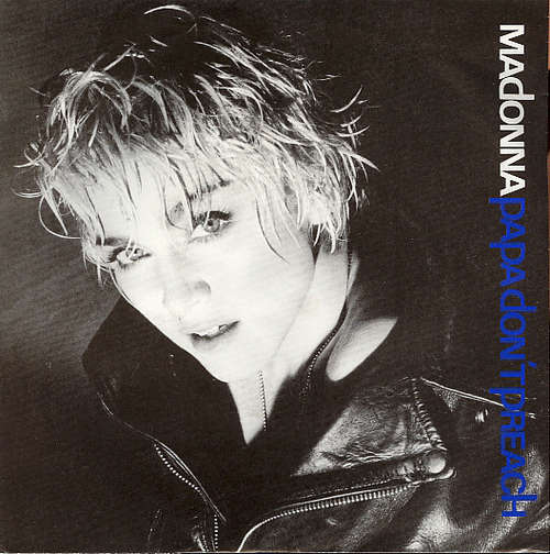 Cover Madonna - Papa Don't Preach (7, Single) Schallplatten Ankauf