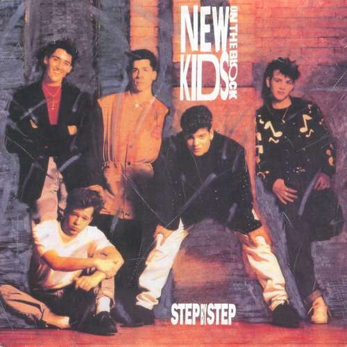 Cover New Kids On The Block - Step By Step (7, Single) Schallplatten Ankauf