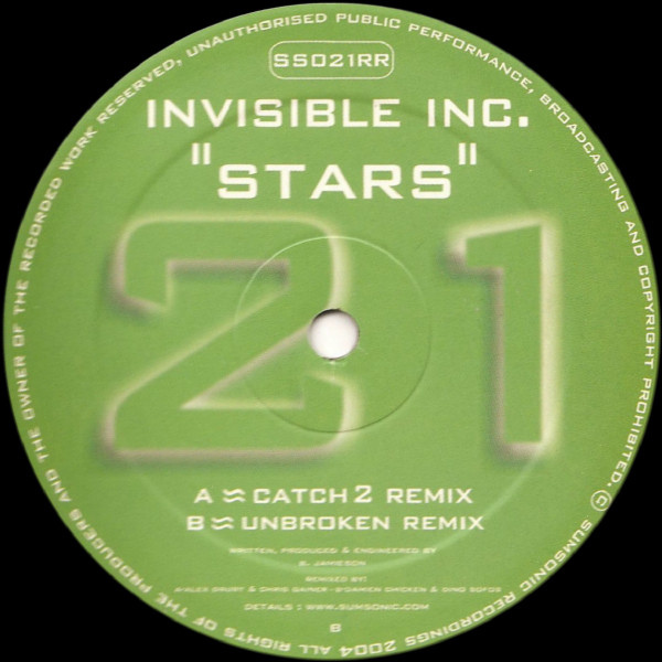 Cover Invisible Inc. - Stars (Remixes Part Two) (12) Schallplatten Ankauf