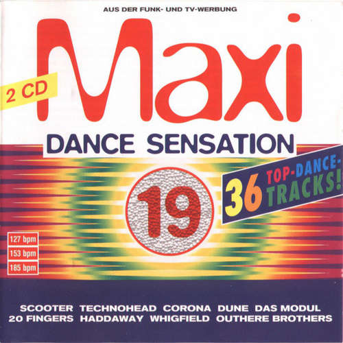 Cover Various - Maxi Dance Sensation 19 (2xCD, Comp) Schallplatten Ankauf