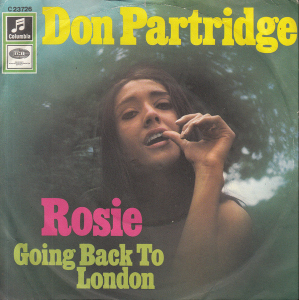 Cover Don Partridge - Rosie (7, Single, Mono) Schallplatten Ankauf