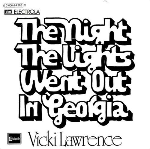 Cover Vicki Lawrence - The Night The Lights Went Out In Georgia (7) Schallplatten Ankauf