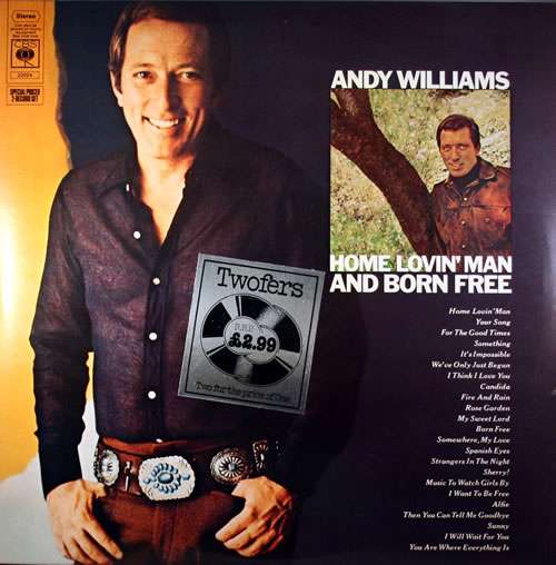 Cover Andy Williams - Home Lovin' Man And Born Free (Comp + LP, Album + LP, Album) Schallplatten Ankauf