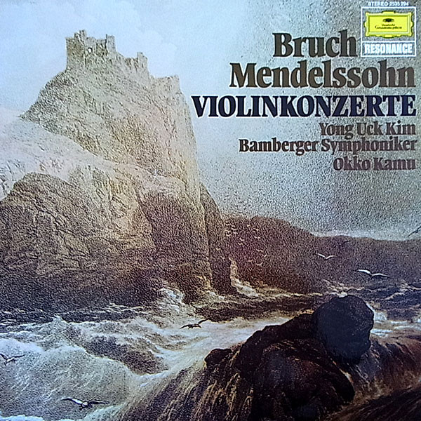 Cover Yong Uck Kim, Bamberger Symphoniker, Okko Kamu - Violinkonzerte (LP, Album) Schallplatten Ankauf