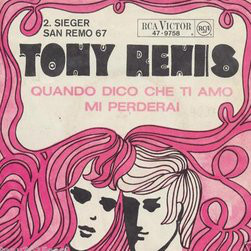 Cover Tony Renis - Quando Dico Che Ti Amo / Mi Perderai (7) Schallplatten Ankauf