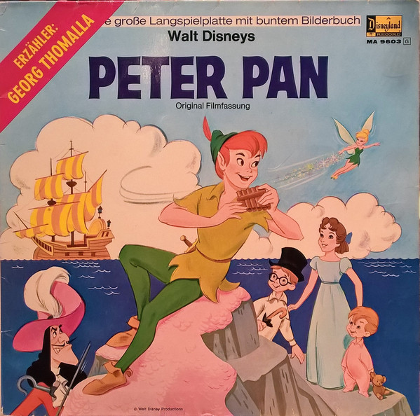 Cover Walt Disney - Walt Disneys Peter Pan (LP, Album, Gat) Schallplatten Ankauf