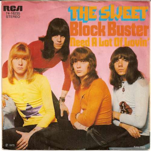 Cover The Sweet - Block Buster (7, Single) Schallplatten Ankauf