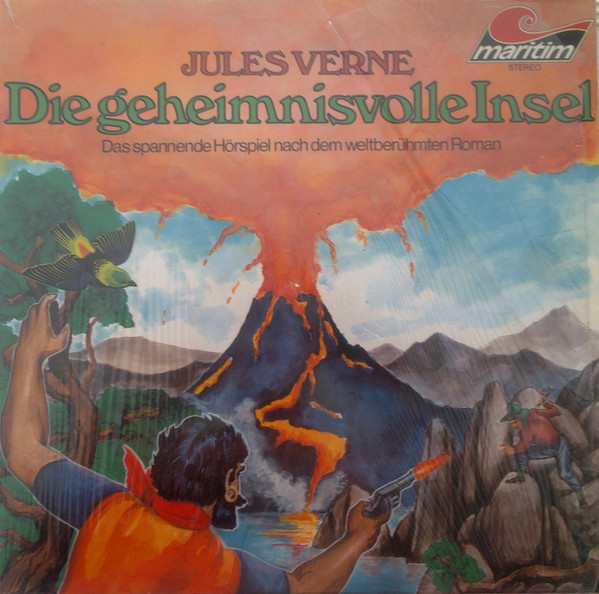 Cover Jules Verne (3) - Die Geheimnisvolle Insel (LP, Album, RE) Schallplatten Ankauf