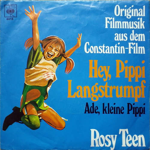 Cover Rosy Teen - Hey, Pippi Langstrumpf (Original Soundtrack) (7, Single) Schallplatten Ankauf