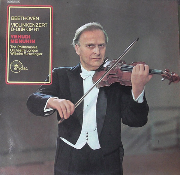 Cover Beethoven* - Furtwangler*, Menuhin*, Orchestra Philharmonia Di Londra* - Concerto In Re Magg. Op.61 (LP) Schallplatten Ankauf