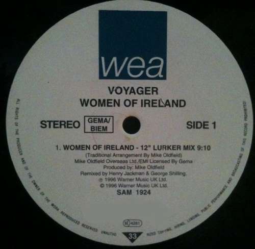 Cover Voyager (33) - Women Of Ireland (12) Schallplatten Ankauf