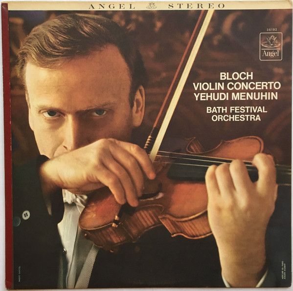 Cover Yehudi Menuhin, Bloch*, The Philharmonia Orchestra*, Paul Kletzki - Violin Concerto (LP) Schallplatten Ankauf