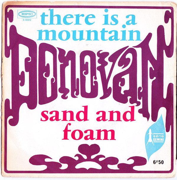Cover Donovan - There Is A Mountain / Sand And Foam (7, Single) Schallplatten Ankauf