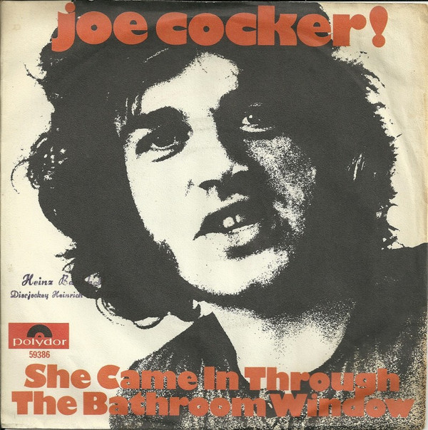 Cover Joe Cocker - She Came In Through The Bathroom Window / That's Your Business Now (7) Schallplatten Ankauf