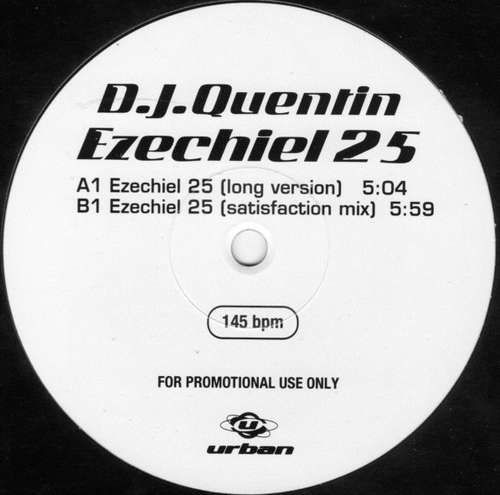 Bild DJ Quentin - Ezechiel 25 (12, Promo, Blu) Schallplatten Ankauf