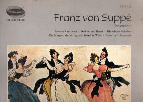 Cover Franz Von Suppé Dirigent: Julius Rudel - Wiener Staatsorchester* - Ouvertüren (LP) Schallplatten Ankauf