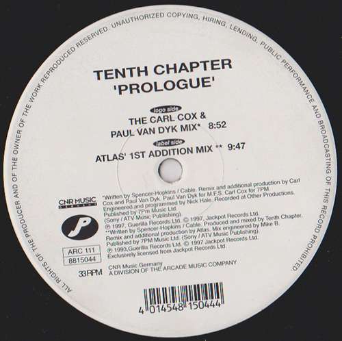 Cover Tenth Chapter - Prologue (12) Schallplatten Ankauf