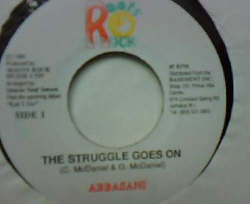 Cover Abbasani - The Struggle Goes On (7) Schallplatten Ankauf