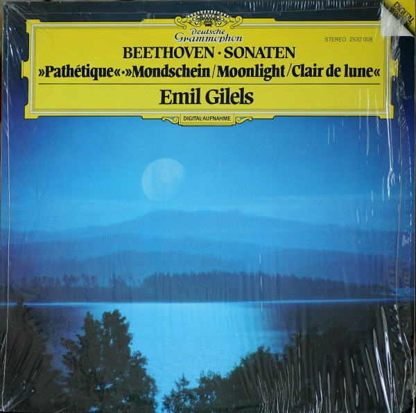 Cover Beethoven* – Emil Gilels - Sonaten - »Pathétique«·»Mondschein/Moonlight« (LP, Album, Dig) Schallplatten Ankauf