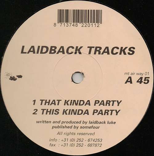 Cover Laidback Luke - Laidback Tracks (12) Schallplatten Ankauf