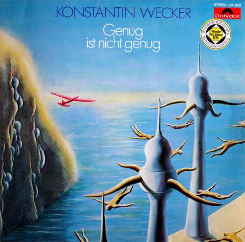 Cover Konstantin Wecker - Genug Ist Nicht Genug (LP, Album) Schallplatten Ankauf