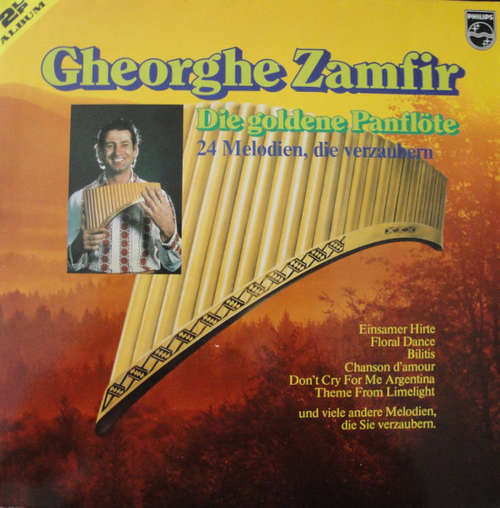 Cover Gheorghe Zamfir - Die Goldene Panflöte - 24 Melodien, Die Verzaubern (2xLP, Comp) Schallplatten Ankauf
