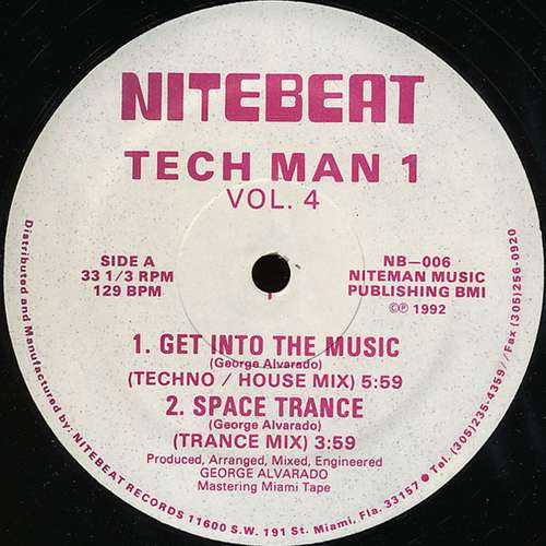 Cover Tech Man 1 - Vol. 4 (12) Schallplatten Ankauf