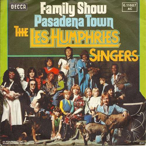 Cover The Les Humphries Singers* - Family Show / Pasadena Town (7, Single) Schallplatten Ankauf