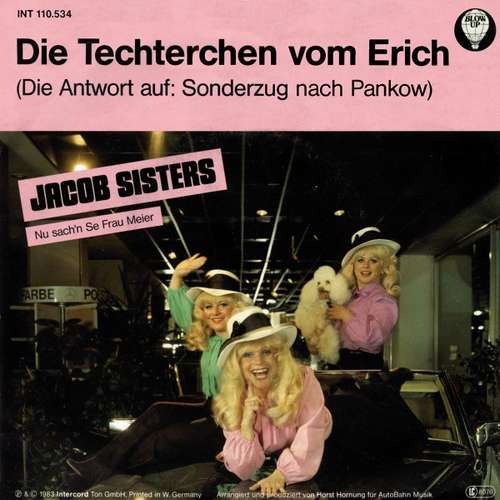 Cover Jacob Sisters* - Die Techterchen Vom Erich (7, Single) Schallplatten Ankauf