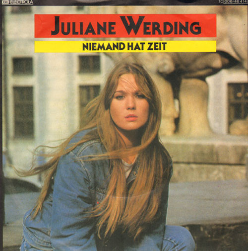 Cover Juliane Werding - Niemand Hat Zeit (7, Single) Schallplatten Ankauf