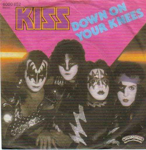 Cover Kiss - Down On Your Knees (7, Single) Schallplatten Ankauf