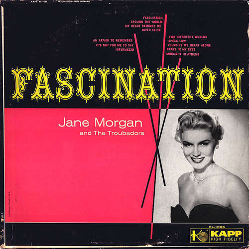 Cover Jane Morgan With The Troubadors - Fascination (LP, Album, Mono) Schallplatten Ankauf