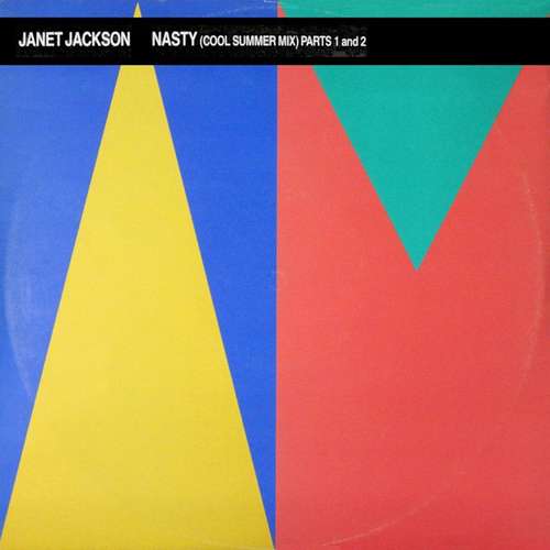 Cover Janet Jackson - Nasty (Cool Summer Mix) Parts 1 And 2 (12) Schallplatten Ankauf