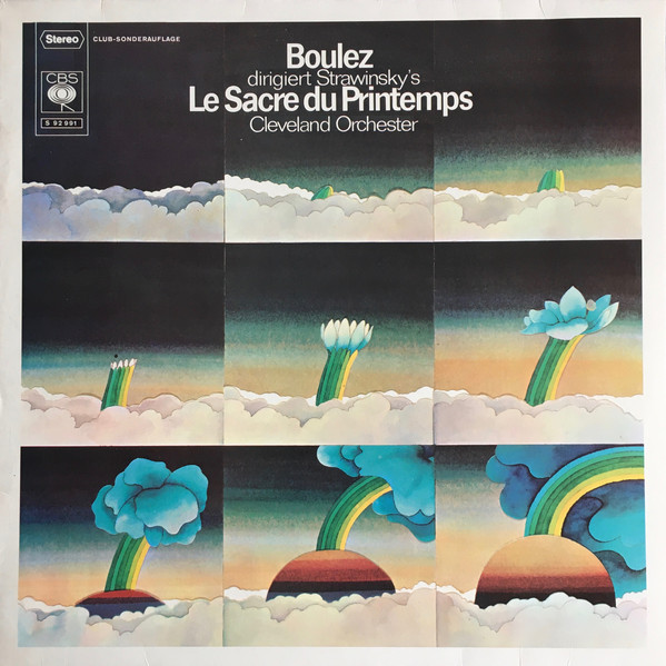 Cover Stravinsky* - Boulez*, The Cleveland Orchestra - Le Sacre Du Printemps (LP, Album, Club) Schallplatten Ankauf