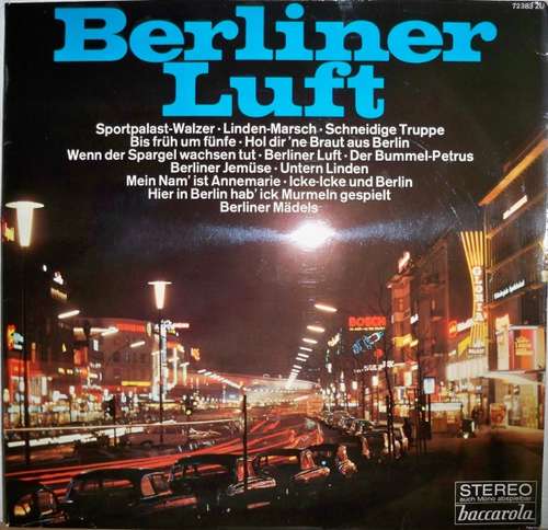 Cover Various - Berliner Luft (LP) Schallplatten Ankauf