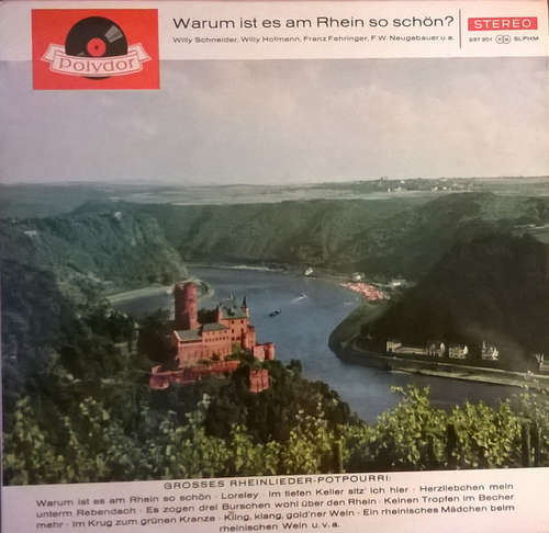 Cover Willy Schneider, Willy Hofmann, Franz Fehringer, Franz Willy Neugebauer - Warum Ist Es Am Rhein So Schön? - Großes Rheinlieder-Potpourri (LP) Schallplatten Ankauf
