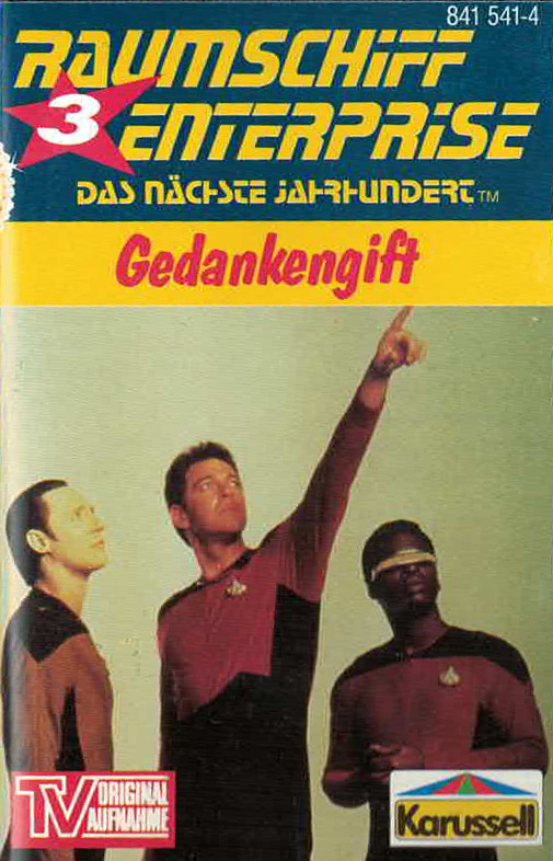 Cover Michael Erdmann (2) - Raumschiff Enterprise Das Nächste Jahrhundert 3 - Gedankengift (Cass) Schallplatten Ankauf