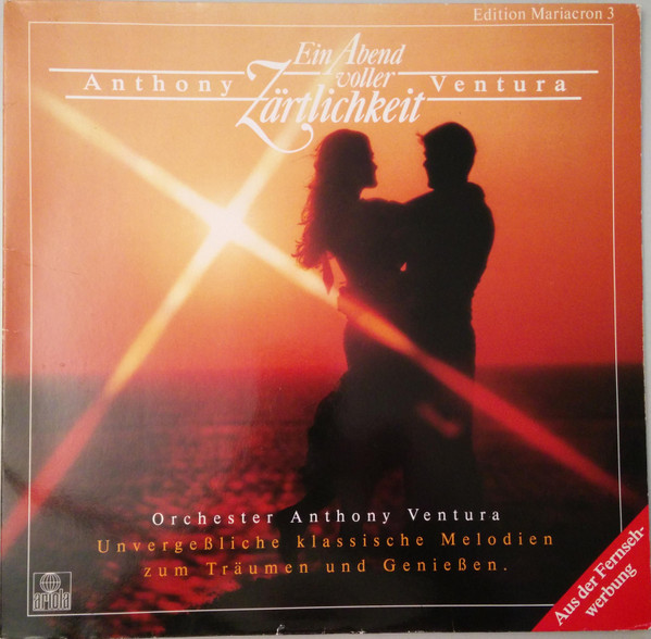 Cover Orchester Anthony Ventura - Ein Abend Voller Zärtlichkeit (LP, Comp) Schallplatten Ankauf