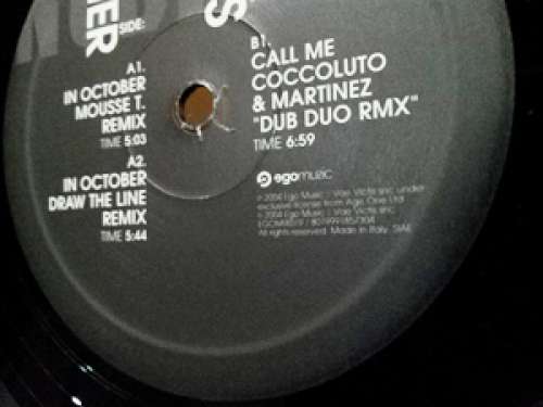 Cover Dino* - In October (12) Schallplatten Ankauf