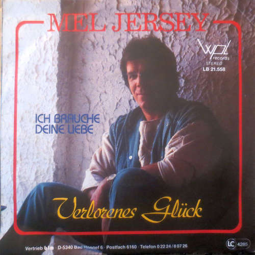 Cover Mel Jersey - Verlorenes Glück (7, Single) Schallplatten Ankauf