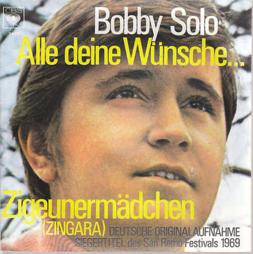 Cover Bobby Solo - Zigeunermädchen (Zingara) (7) Schallplatten Ankauf