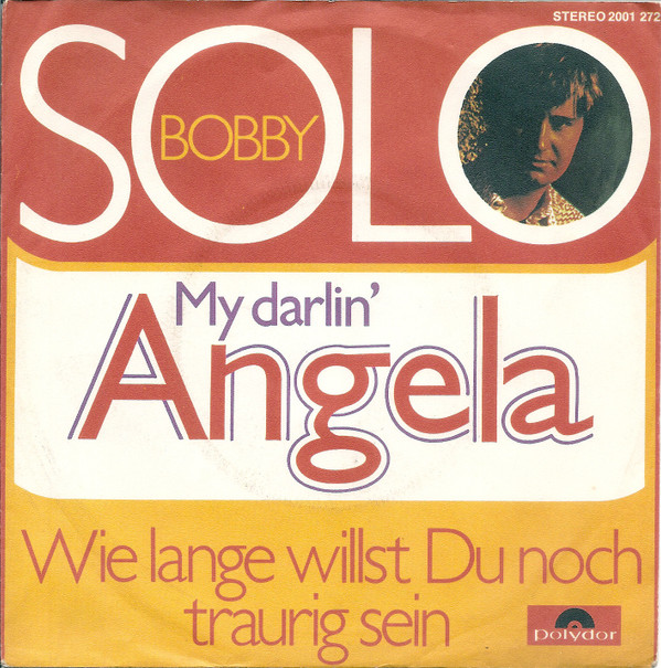 Cover Bobby Solo - My Darlin' Angela (7) Schallplatten Ankauf