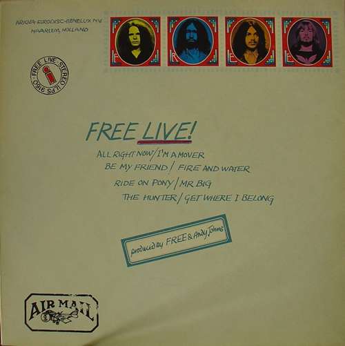 Cover Free - Free Live (LP, Album) Schallplatten Ankauf