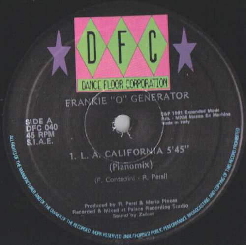 Bild Frankie O Generator - L.A. California (12) Schallplatten Ankauf