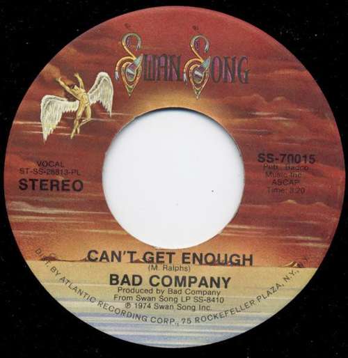 Cover Bad Company (3) - Can't Get Enough (7, Single) Schallplatten Ankauf