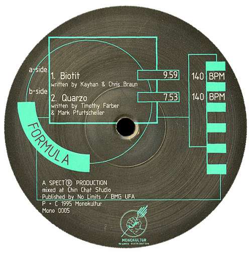 Cover Formula (3) - Biotit / Quarzo (12) Schallplatten Ankauf